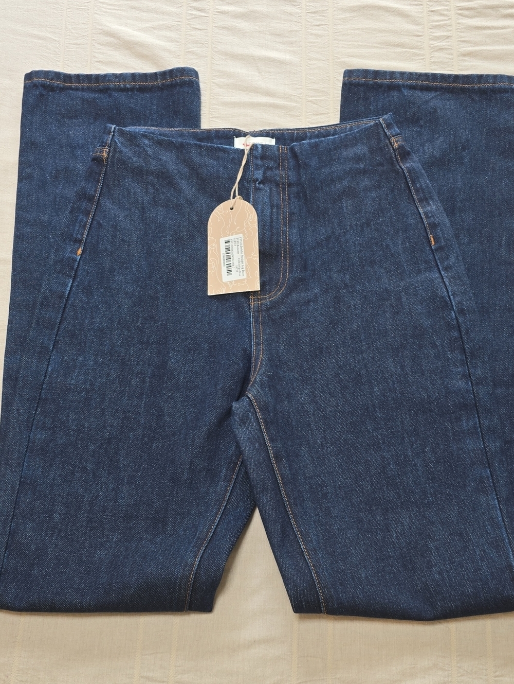 Meshki Jericho Straight Leg Denim Jeans Juniors Size 7 (See Measurements)